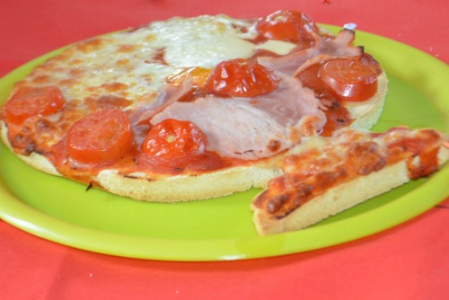 One of the Mr Men pizzas