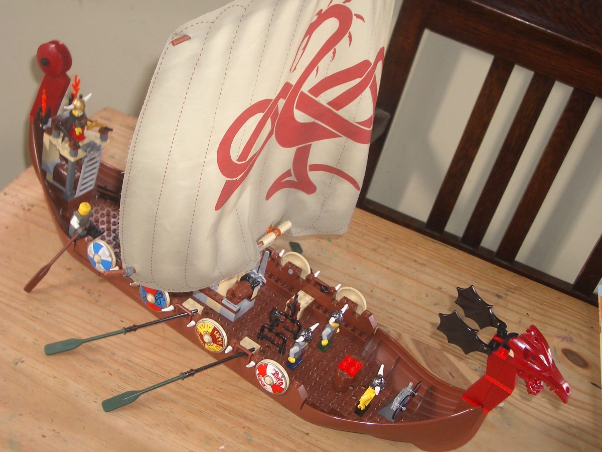 toy viking boat