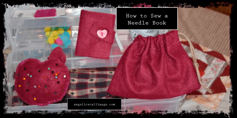 Sewing a Needle Book