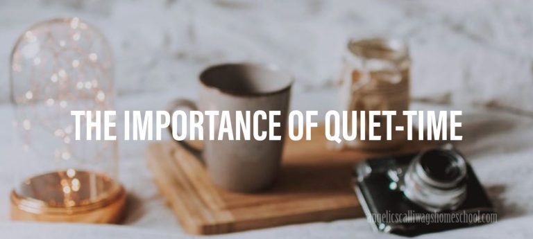 The Importance of Quiet-Time